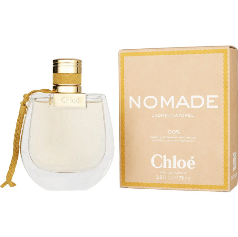 Chloé Nomade Jasmin Naturel Eau de Parfum 75 ml – women’s floral jasmine perfume bottle and packaging